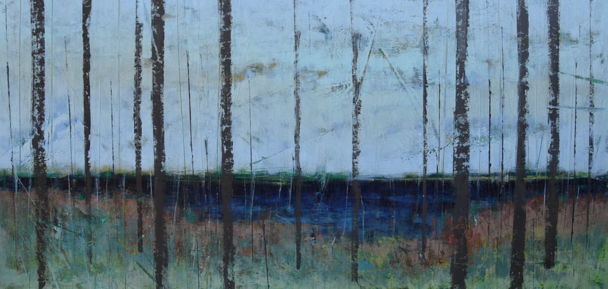 Longing for Silence, 20x40" by Ginnie Cappaert 