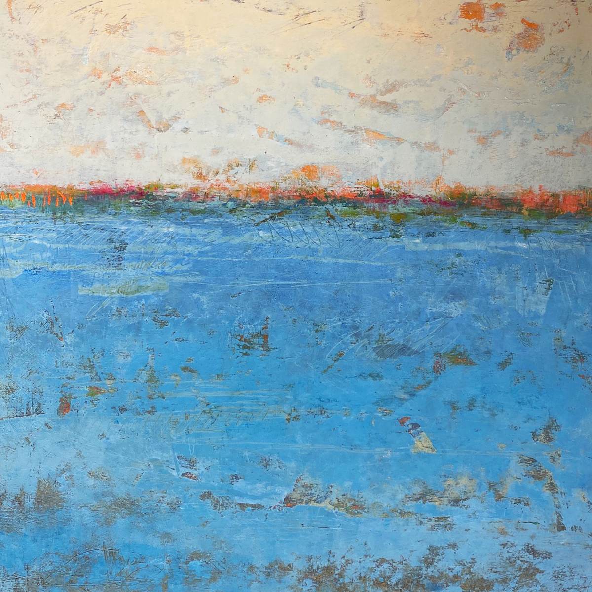Looking Outward, 24x24" by Ginnie Cappaert 
