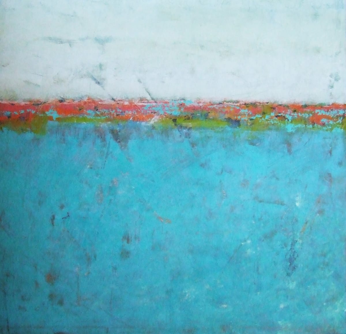 Maybe Moment, 30x30" Framed by Ginnie Cappaert 