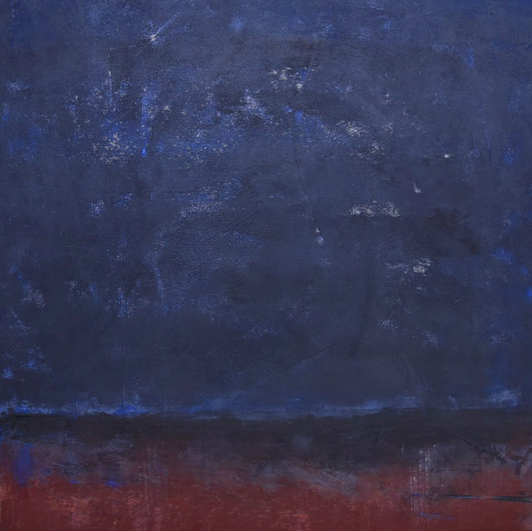 Midnight, 22x22" by Ginnie Cappaert 