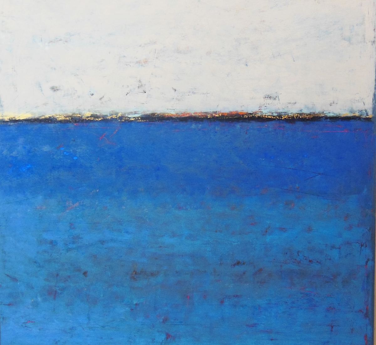 Mission View 2, 36x36" by Ginnie Cappaert, Image 1.