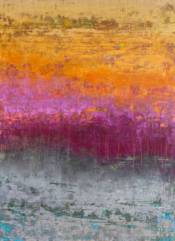 Moments of Space 5, 30x22" by Ginnie Cappaert 