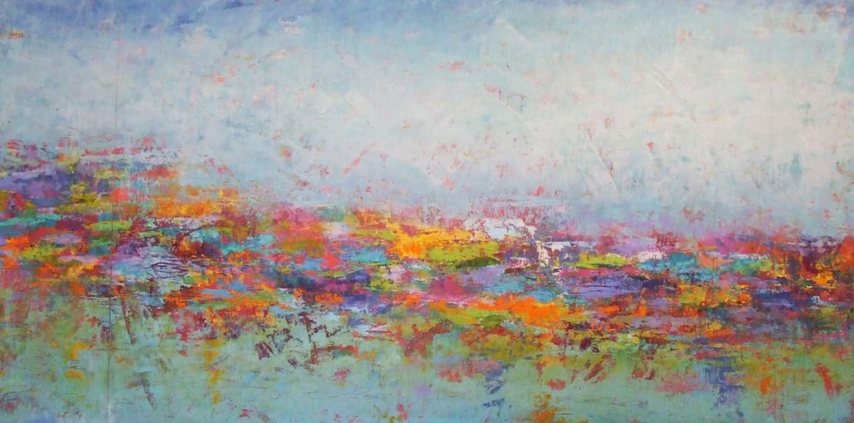 Monet Reflections, 20x40" by Ginnie Cappaert 