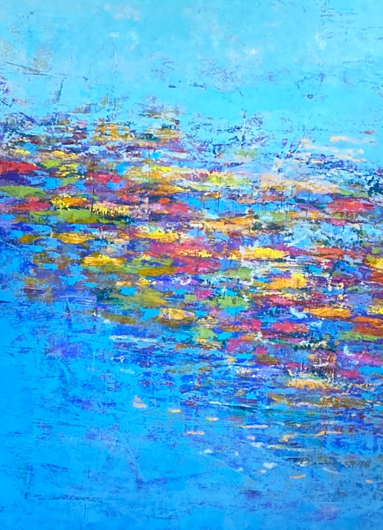 Monet Reflections, 48x34" 
