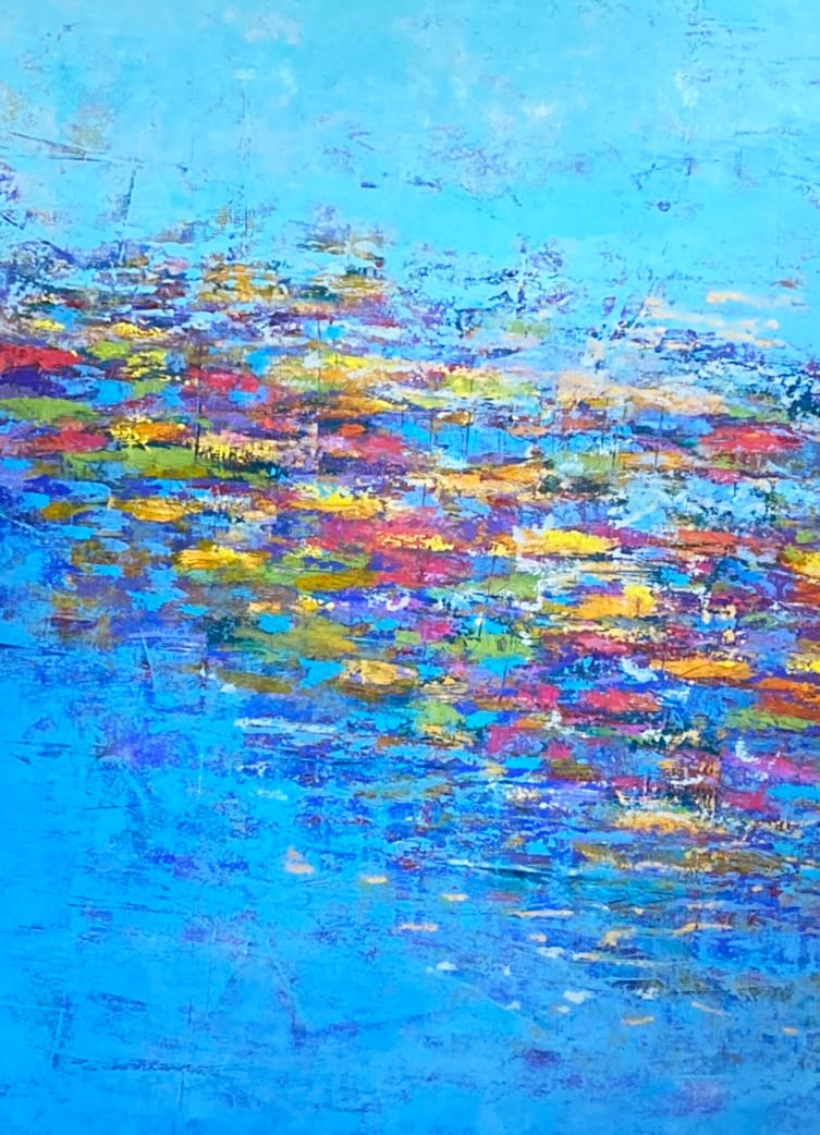 Monet Reflections, 48x34", Image 1.