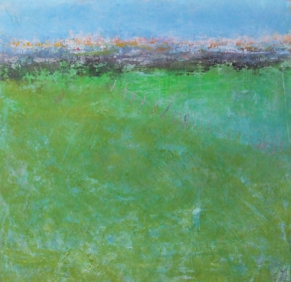 Morning 16x16 by Ginnie Cappaert 