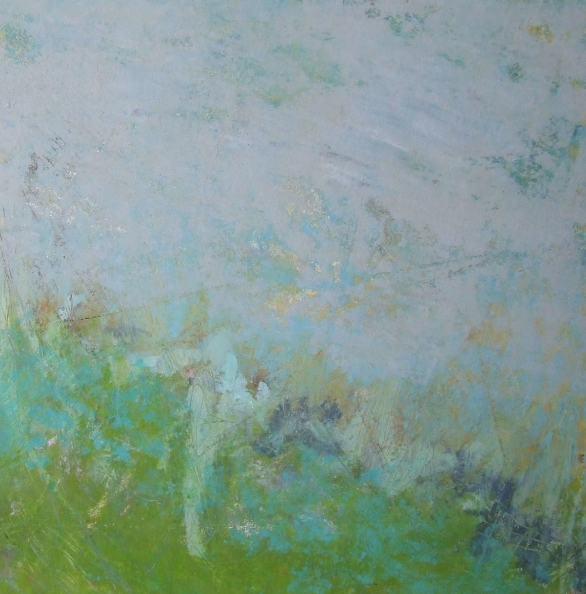 Morning Walk, 12x12 by Ginnie Cappaert, Image 1.