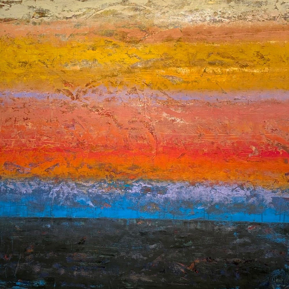 Necessity of Life, 48x48" by Ginnie Cappaert, Image 2.