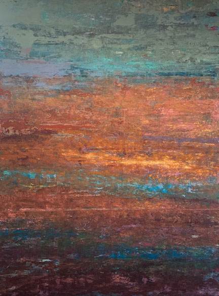 New Ground 1, 48x36" by Ginnie Cappaert 