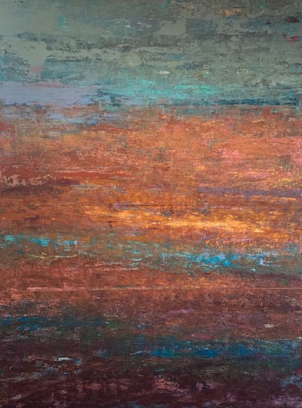New Ground 1, 48x36" by Ginnie Cappaert, Image 1.