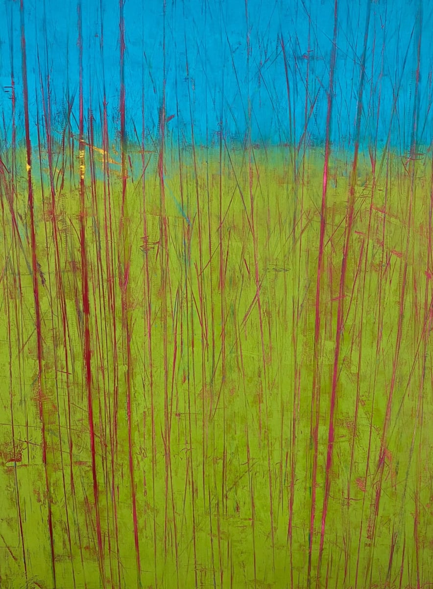 New Growth I, 40x30" by Ginnie Cappaert 