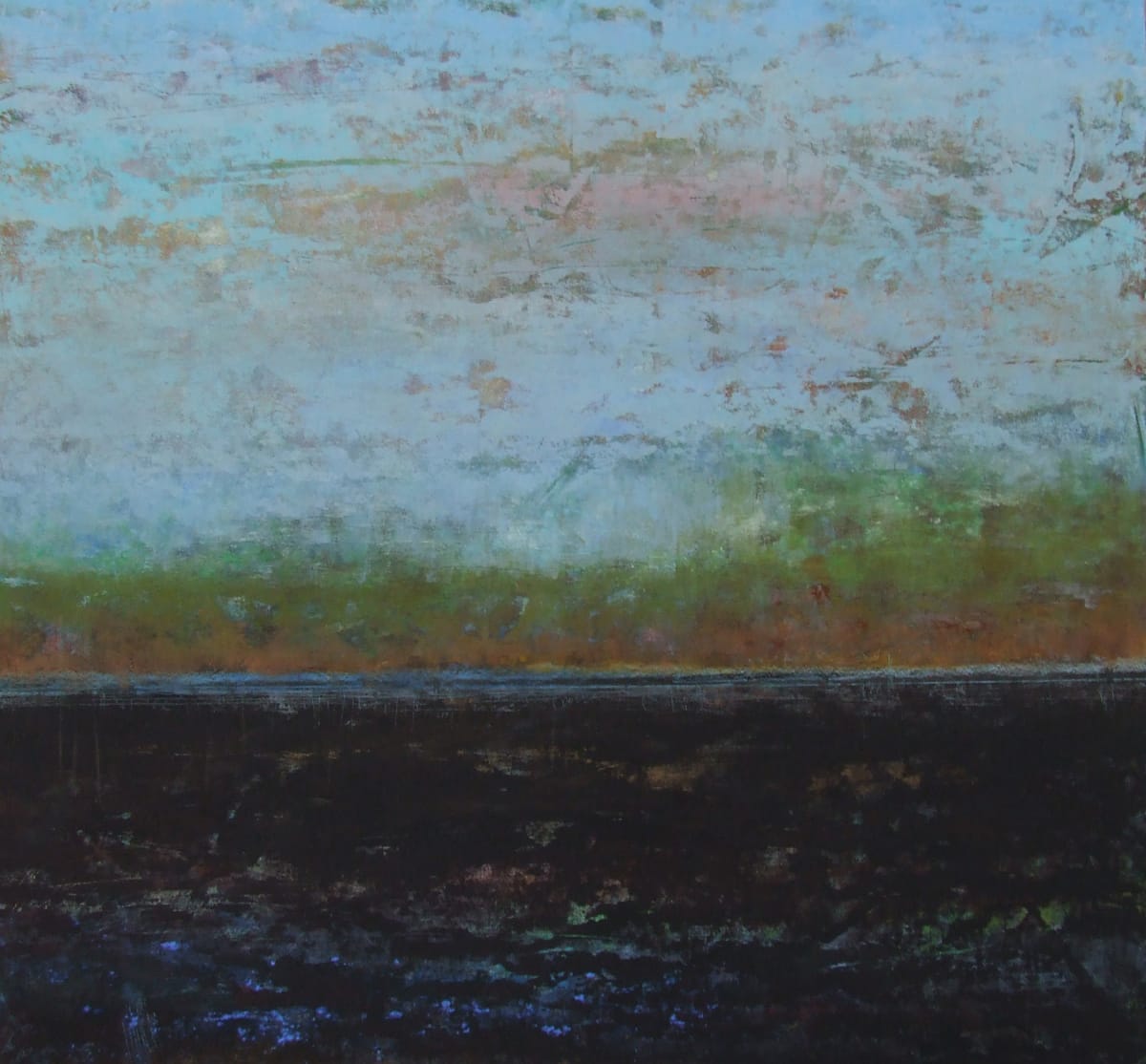 On My Wings, 38x38" by Ginnie Cappaert, Image 1.