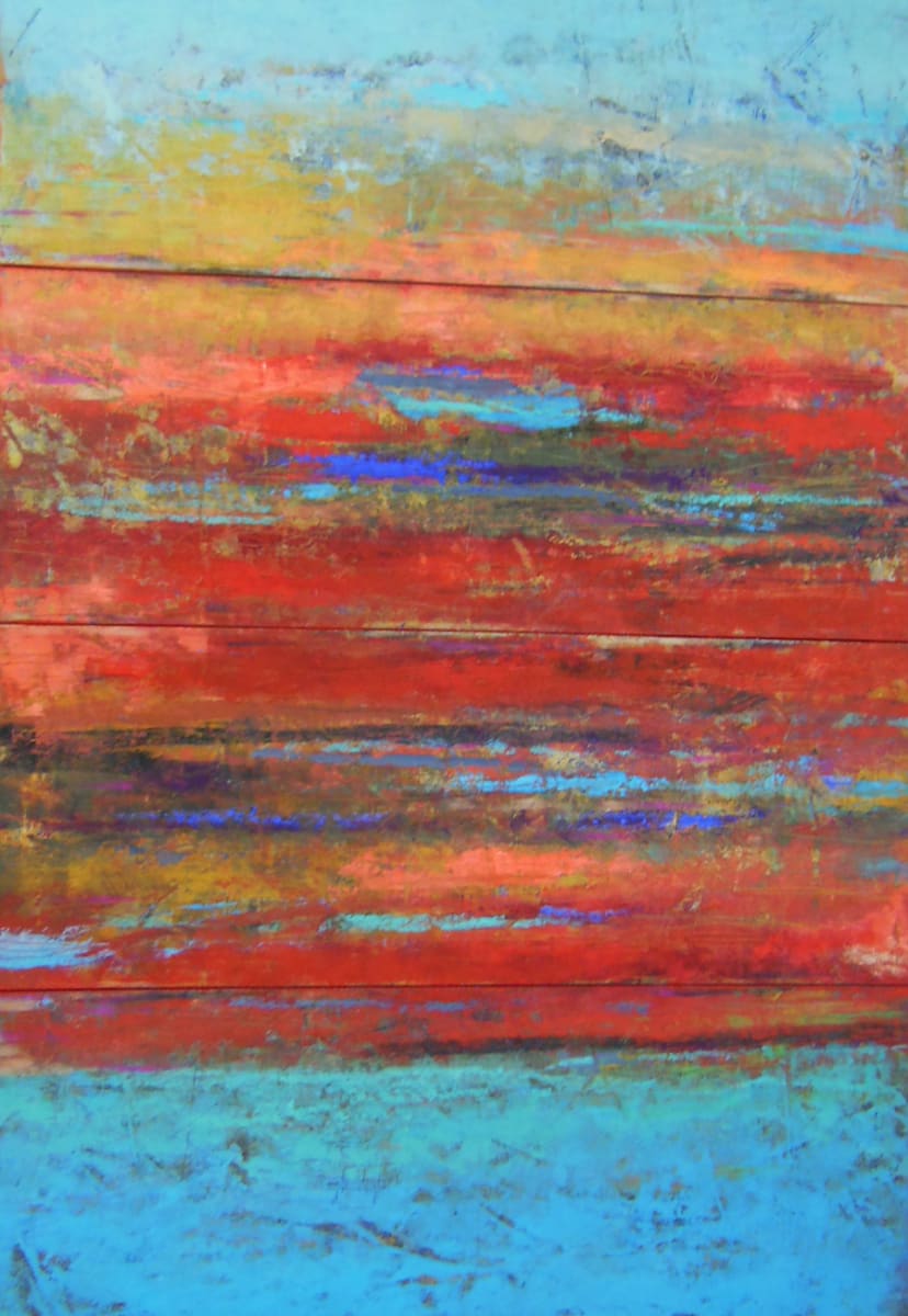 Red Sky, (4 pieces) 48x32" total size, Image 1.