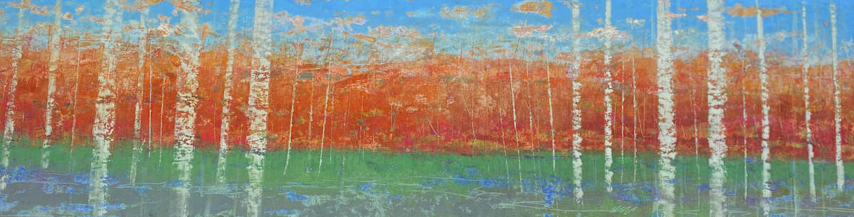 Reflections 2, 15x60" by Ginnie Cappaert, Image 1.