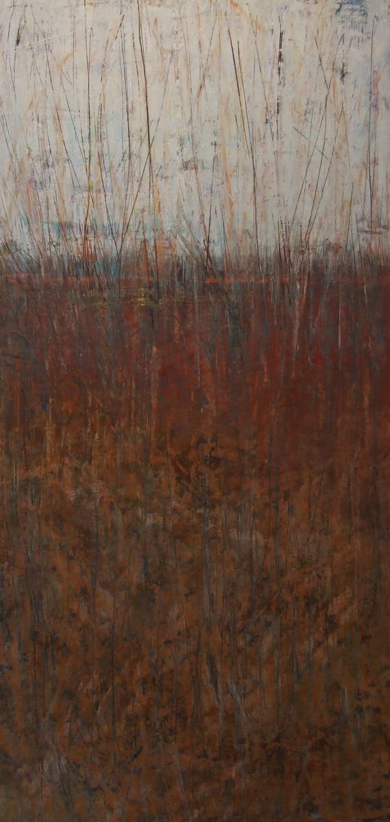 River Reeds, 48x24" by Ginnie Cappaert 
