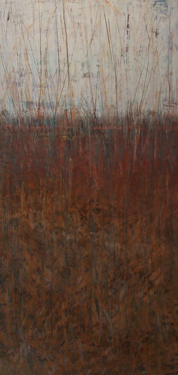 River Reeds, 48x24" by Ginnie Cappaert, Image 1.