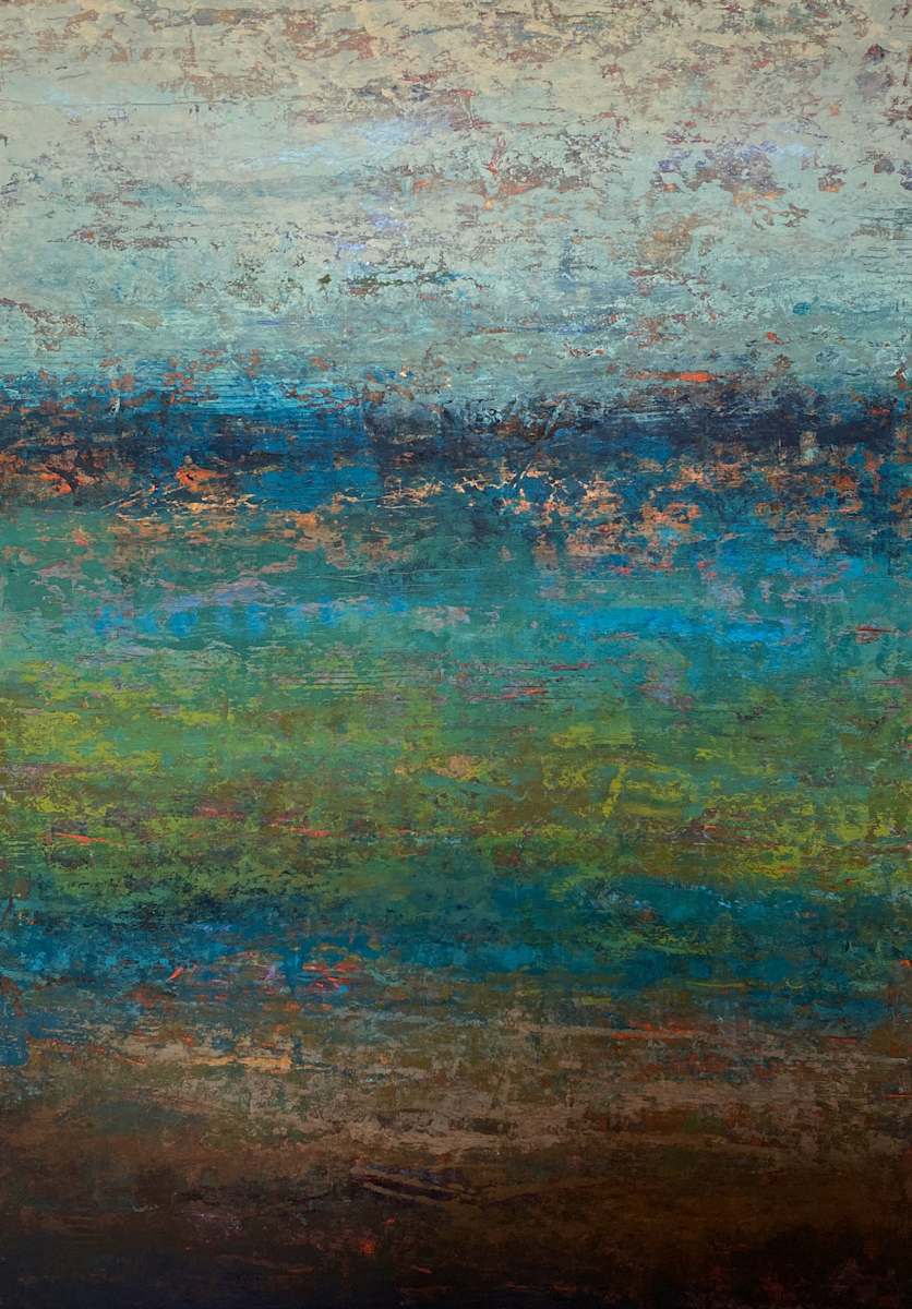 Sacred Space, 60x42" by Ginnie Cappaert 