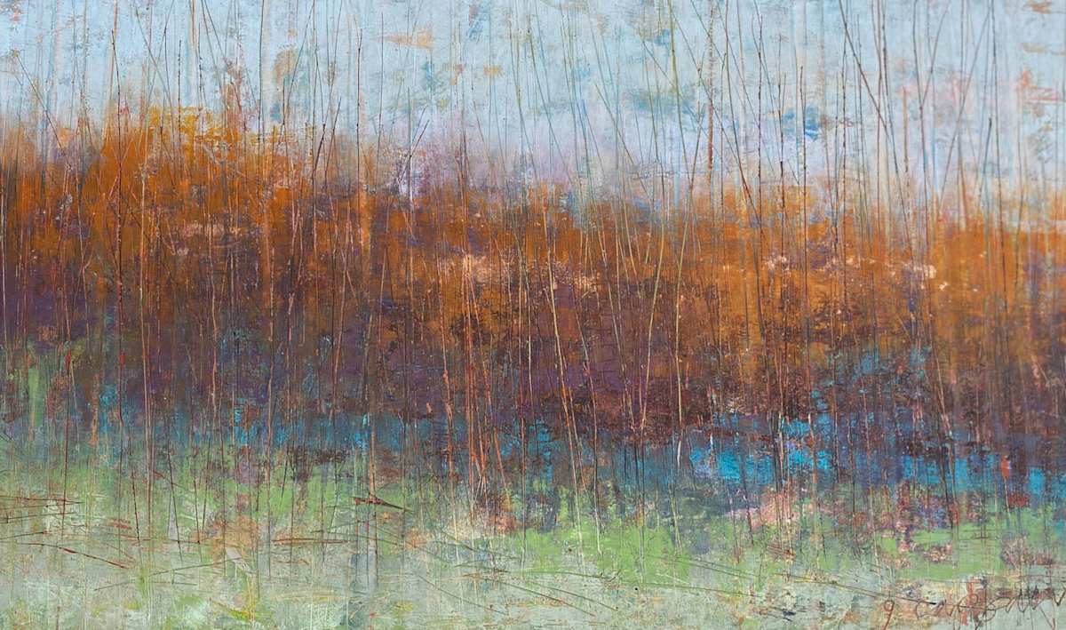 Simple Moments, 18x30" by Ginnie Cappaert 