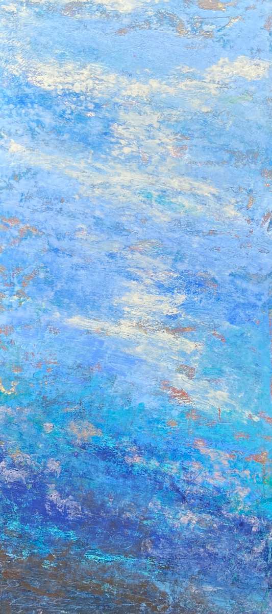 Sky Dance I, 39x18" by Ginnie Cappaert 