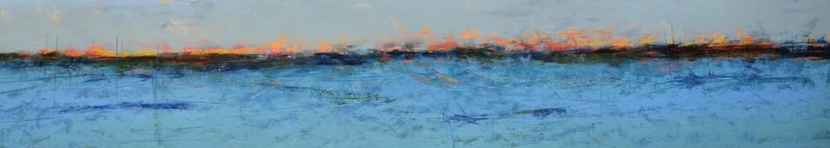 Sky Fire, 12x60" by Ginnie Cappaert 