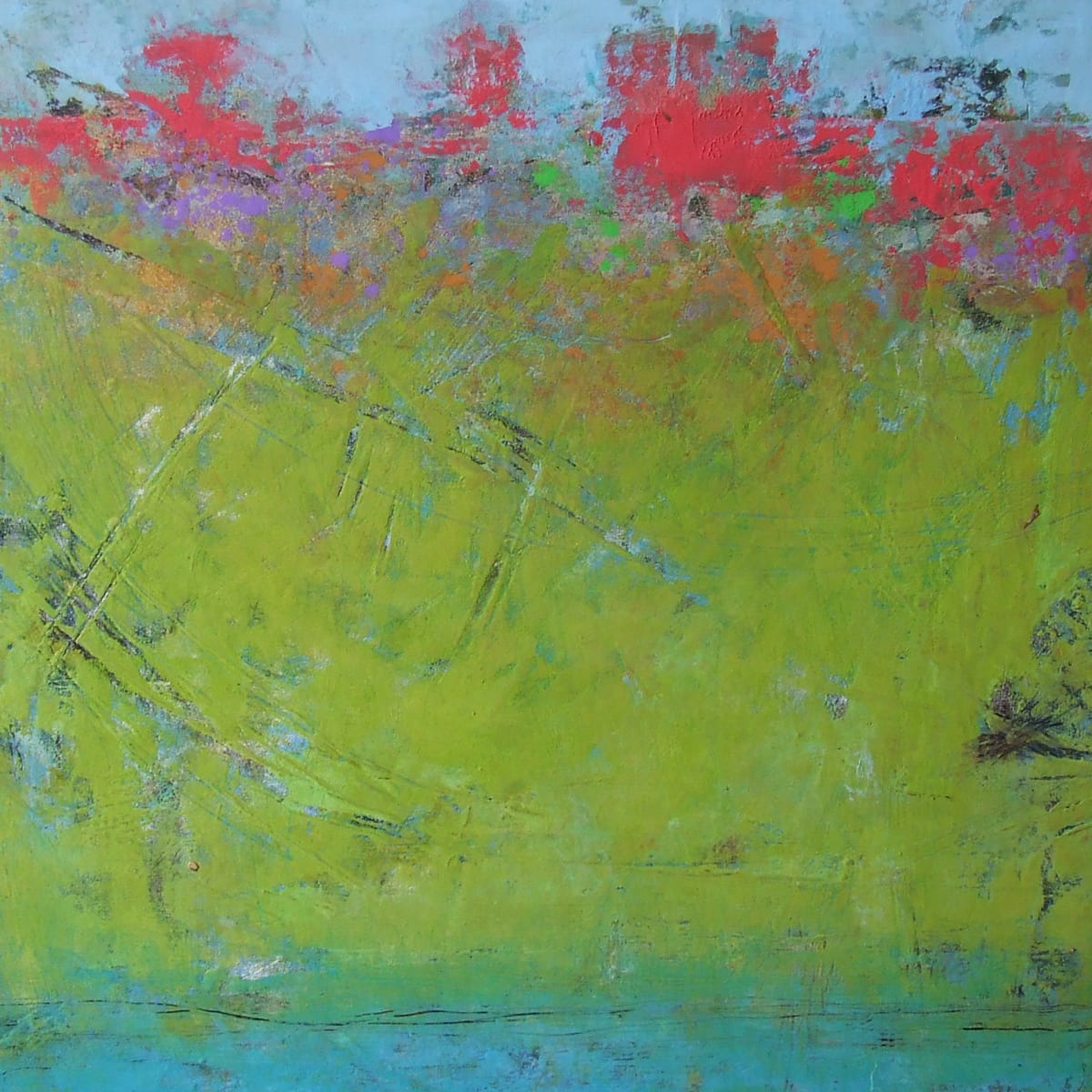 Sometimes, 16x16" by Ginnie Cappaert 