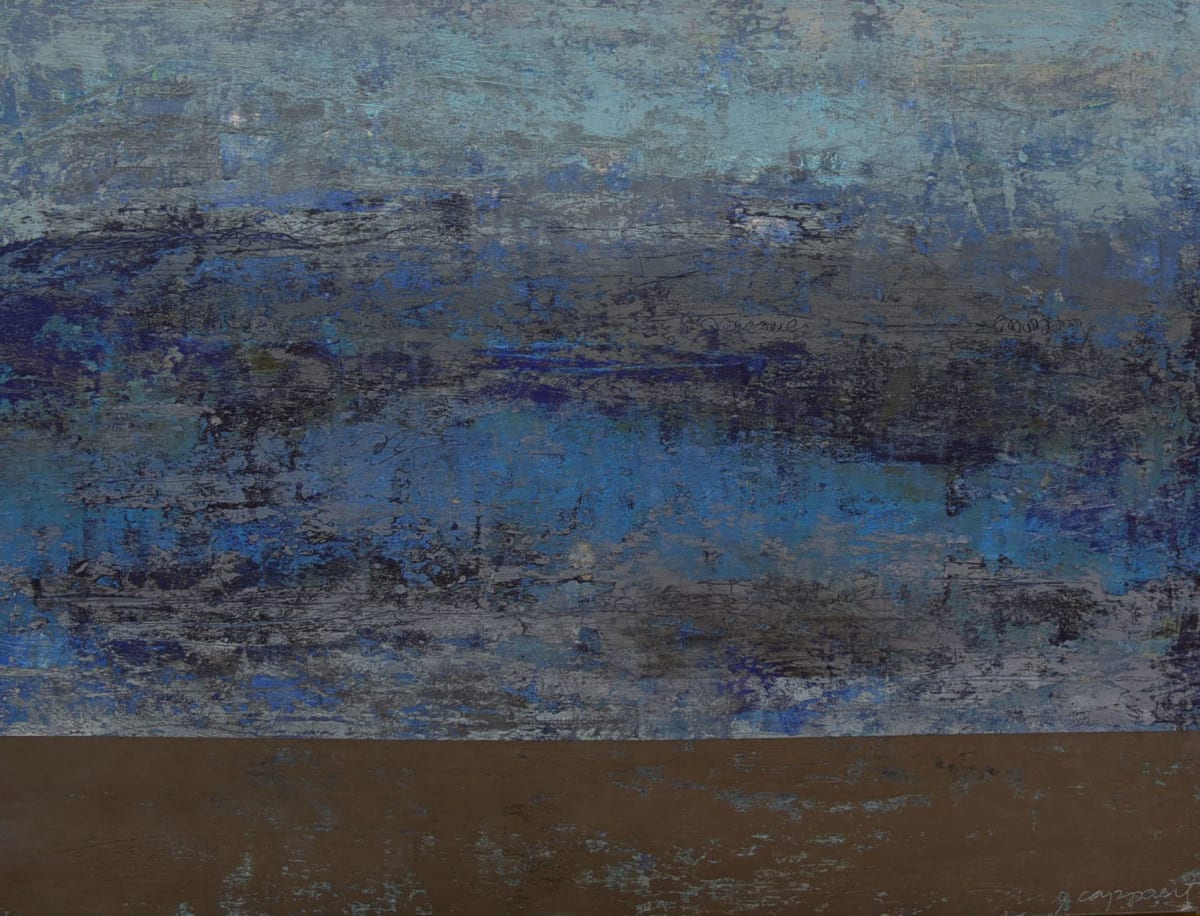 Speaking of the Blues, 30x40" by Ginnie Cappaert 