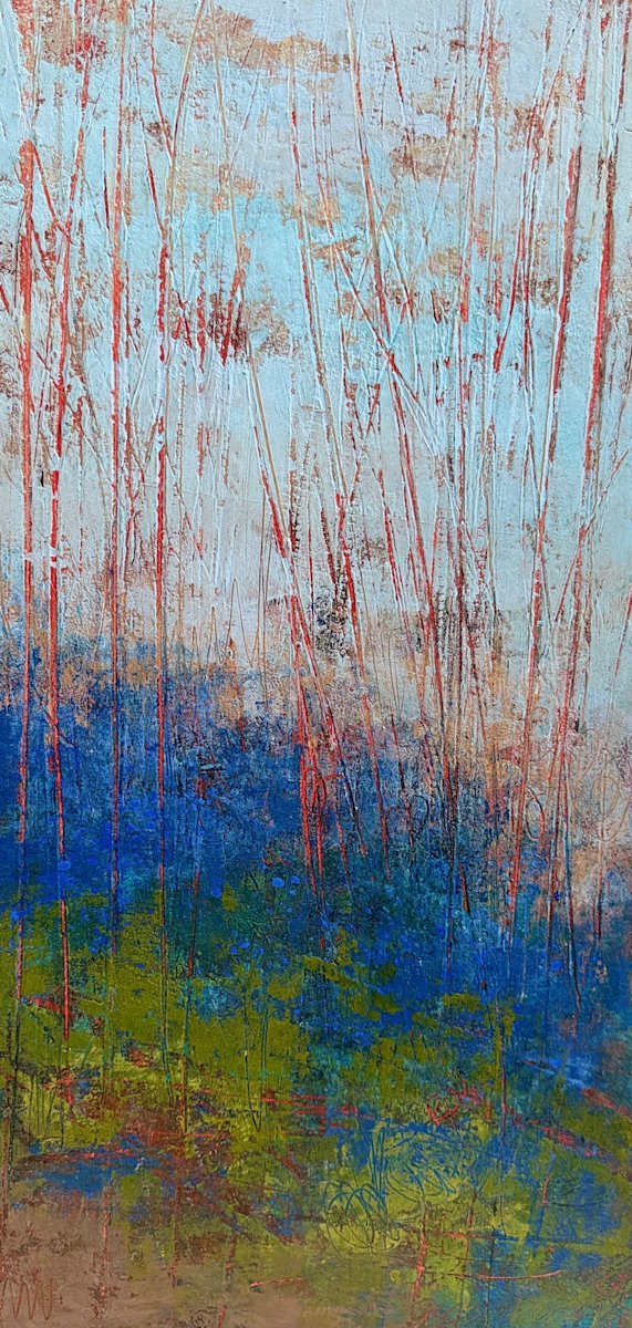 Spring Solitude 2, 20x10" by Ginnie Cappaert, Image 1.