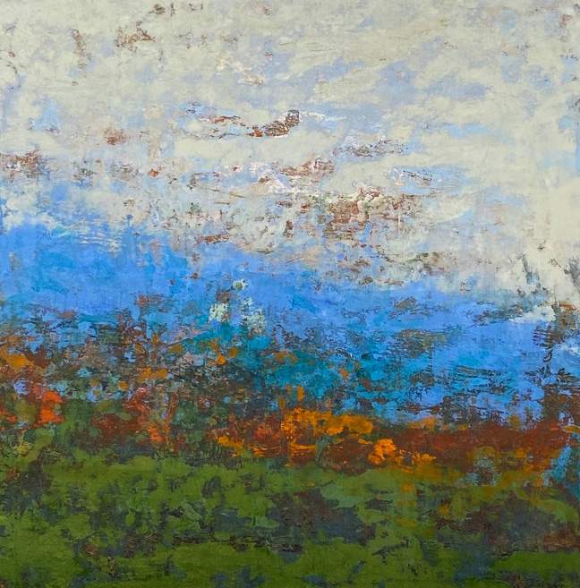 Spring Song 2, 18x18" by Ginnie Cappaert, Image 1.