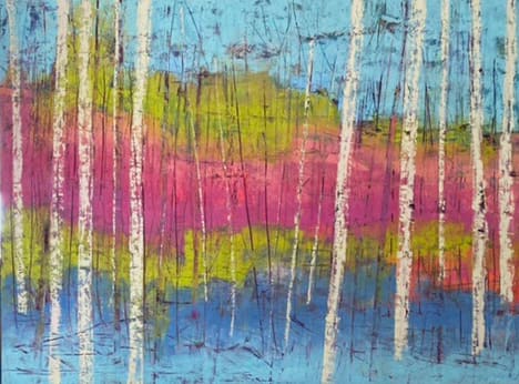 Spring Wandering, 36x48" by Ginnie Cappaert 