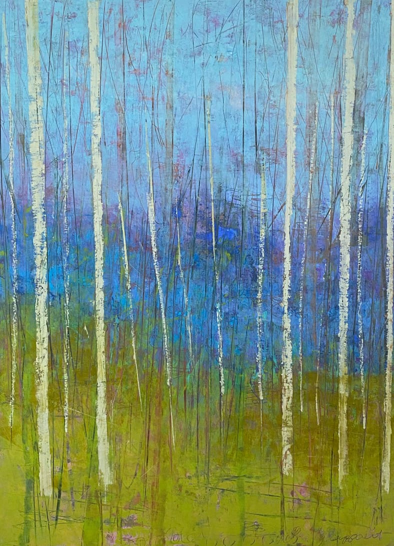 Spring Woods, 40x30 by Ginnie Cappaert 