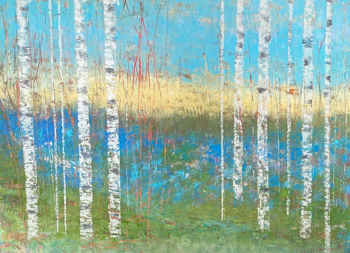 Spring In The Park, 30x40" by Ginnie Cappaert, Image 1.