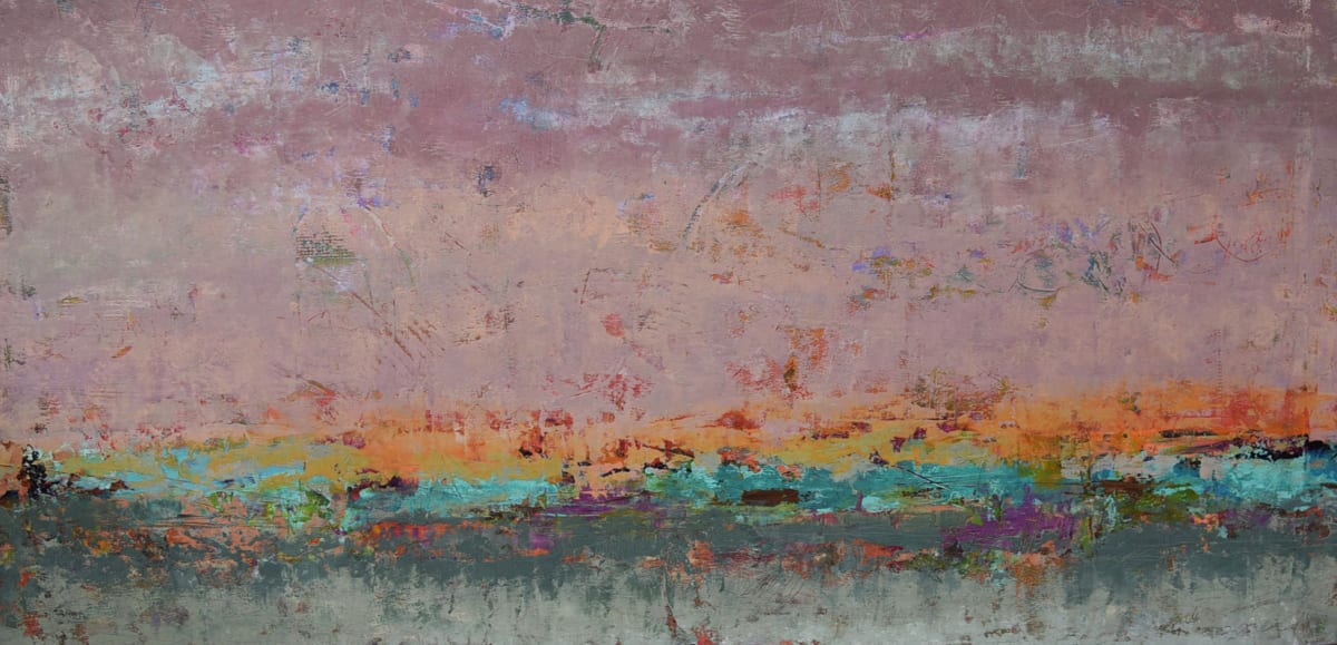 Staying Present, 24x48" by Ginnie Cappaert 