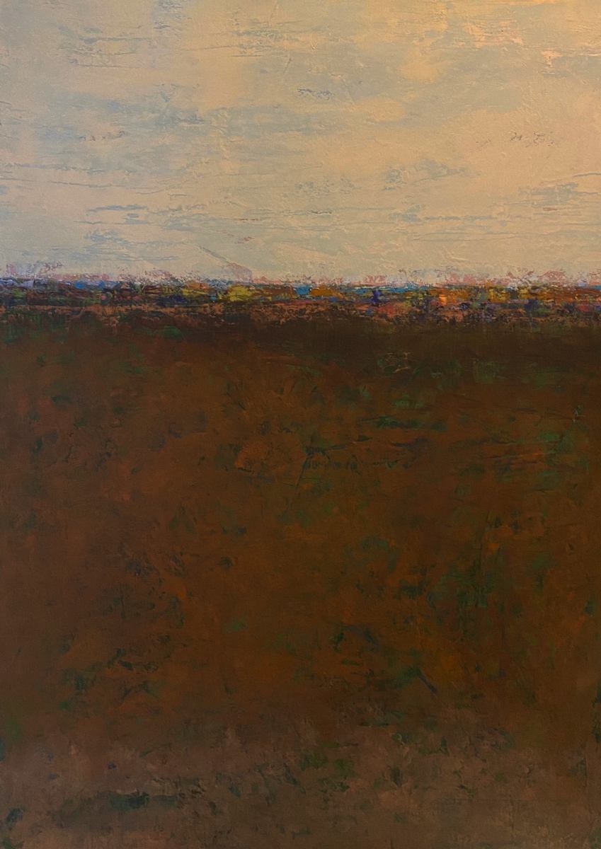 Stay in the Present, 55x40" by Ginnie Cappaert, Image 1.