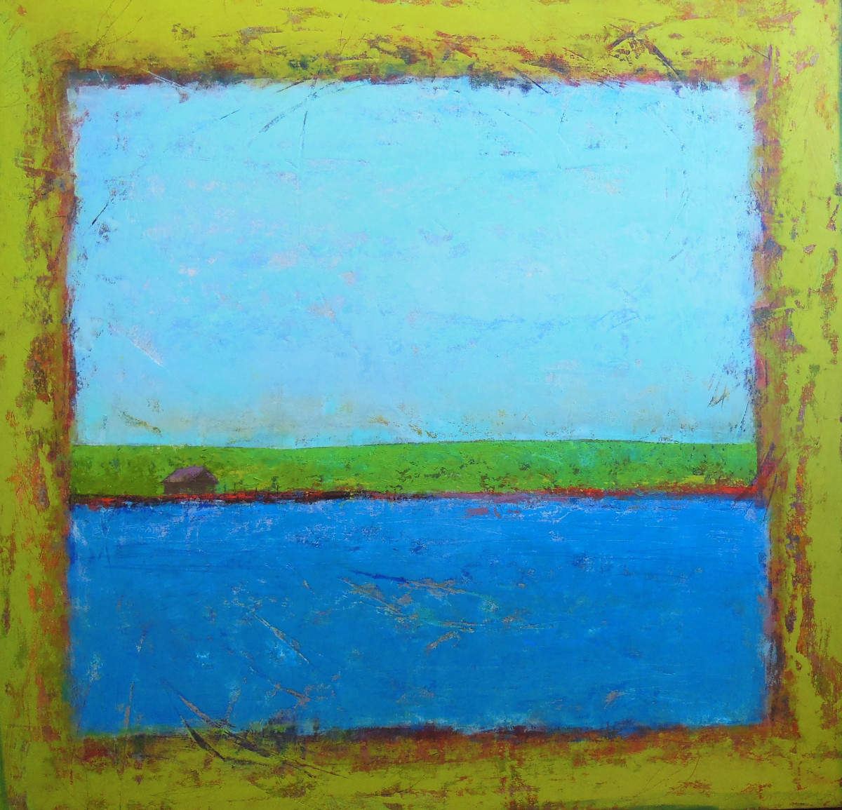 Summer Breezes, 38x38" by Ginnie Cappaert 