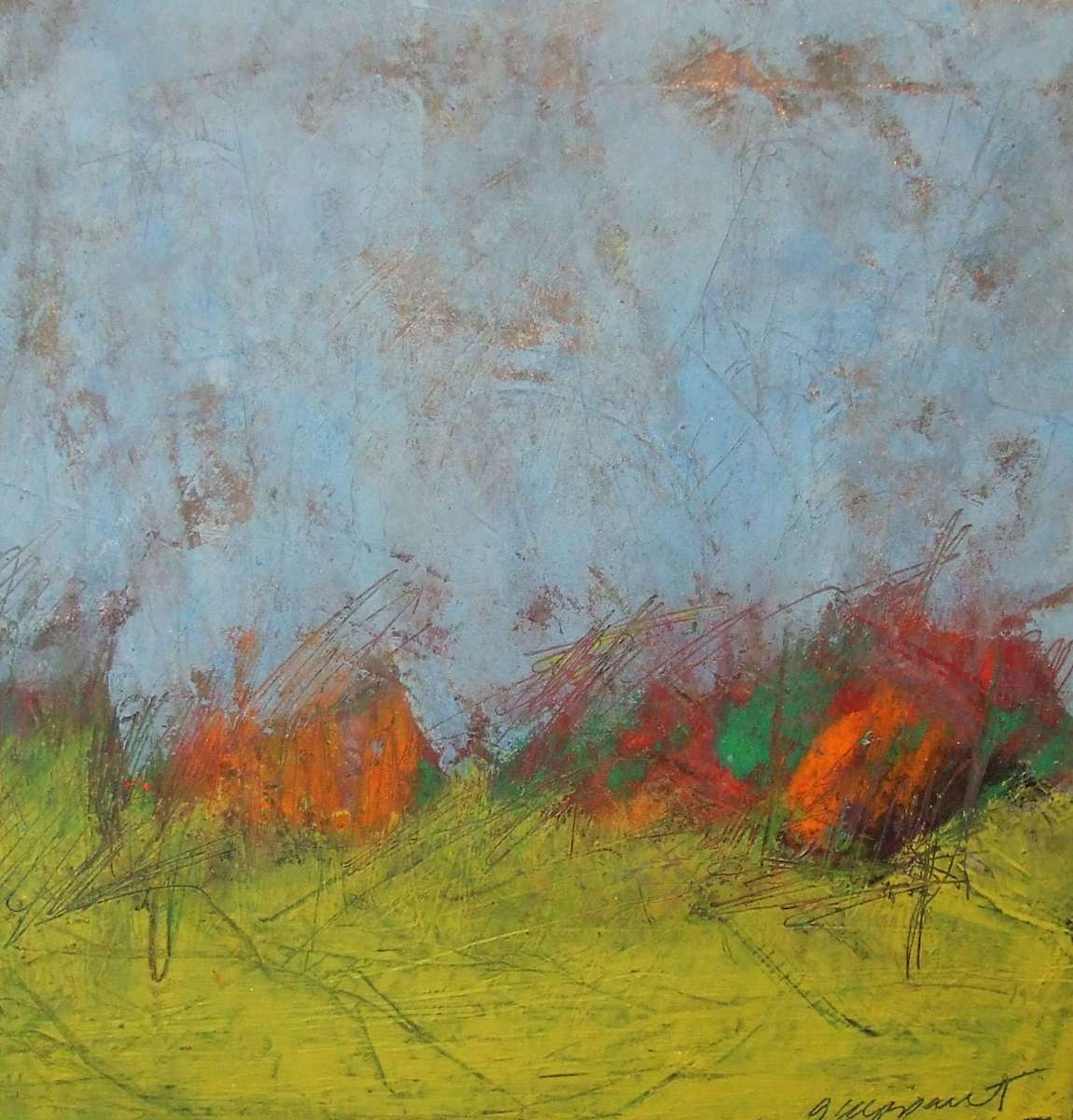 Summer Field, 10x10 by Ginnie Cappaert, Image 1.