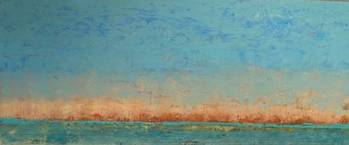Summer Horizon, 19.5x44.5" by Ginnie Cappaert, Image 1.