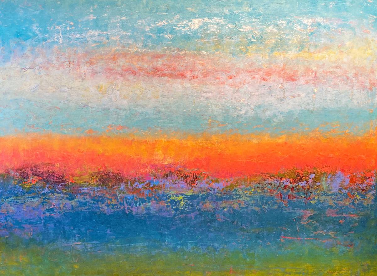 Summer Meanderings, 36x48" by Ginnie Cappaert 