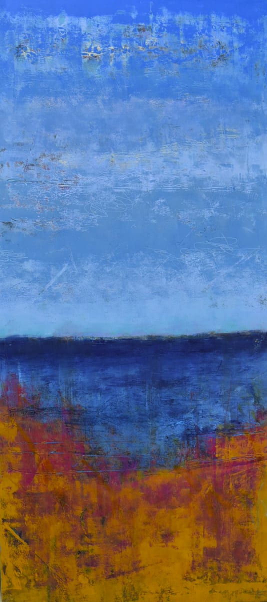 Summer Shore, 39x18" by Ginnie Cappaert 
