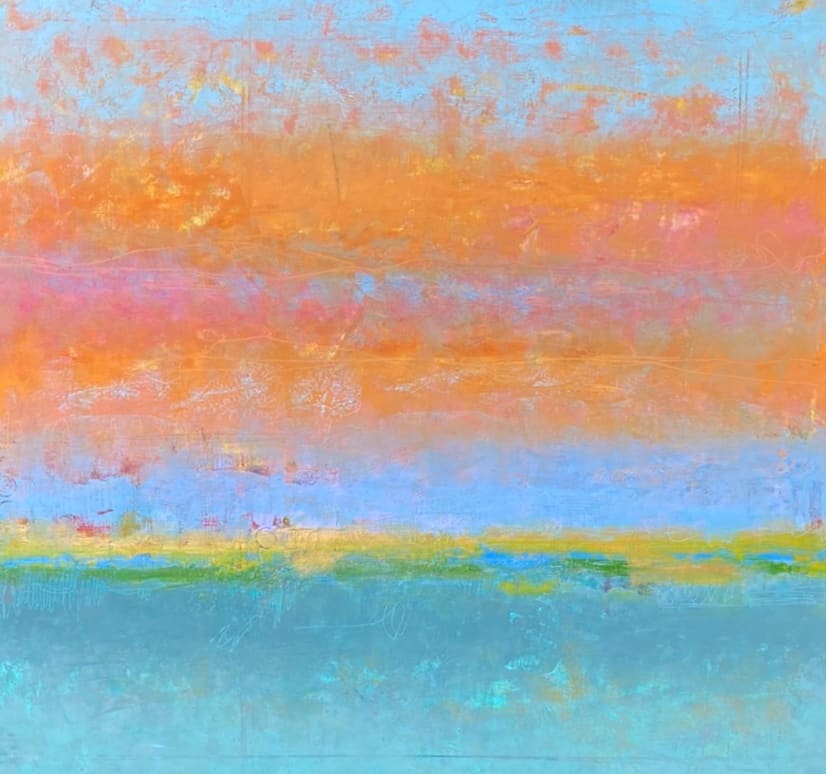 Sunlit Days, 30x30" by Ginnie Cappaert 