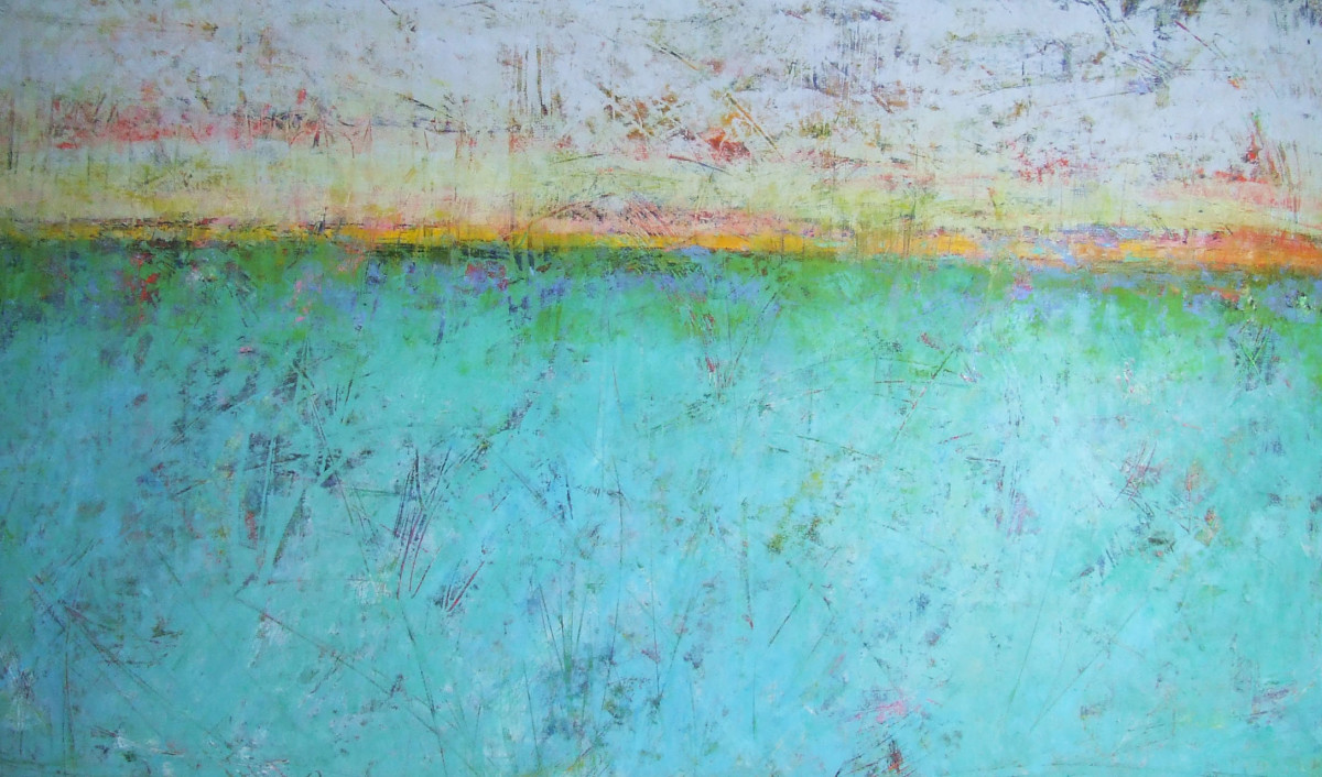 Sunset Expression 36x60 by Ginnie Cappaert 