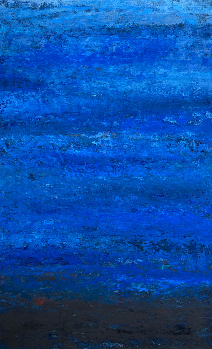 Surrounded by Calm, 48x30" by Ginnie Cappaert, Image 1.