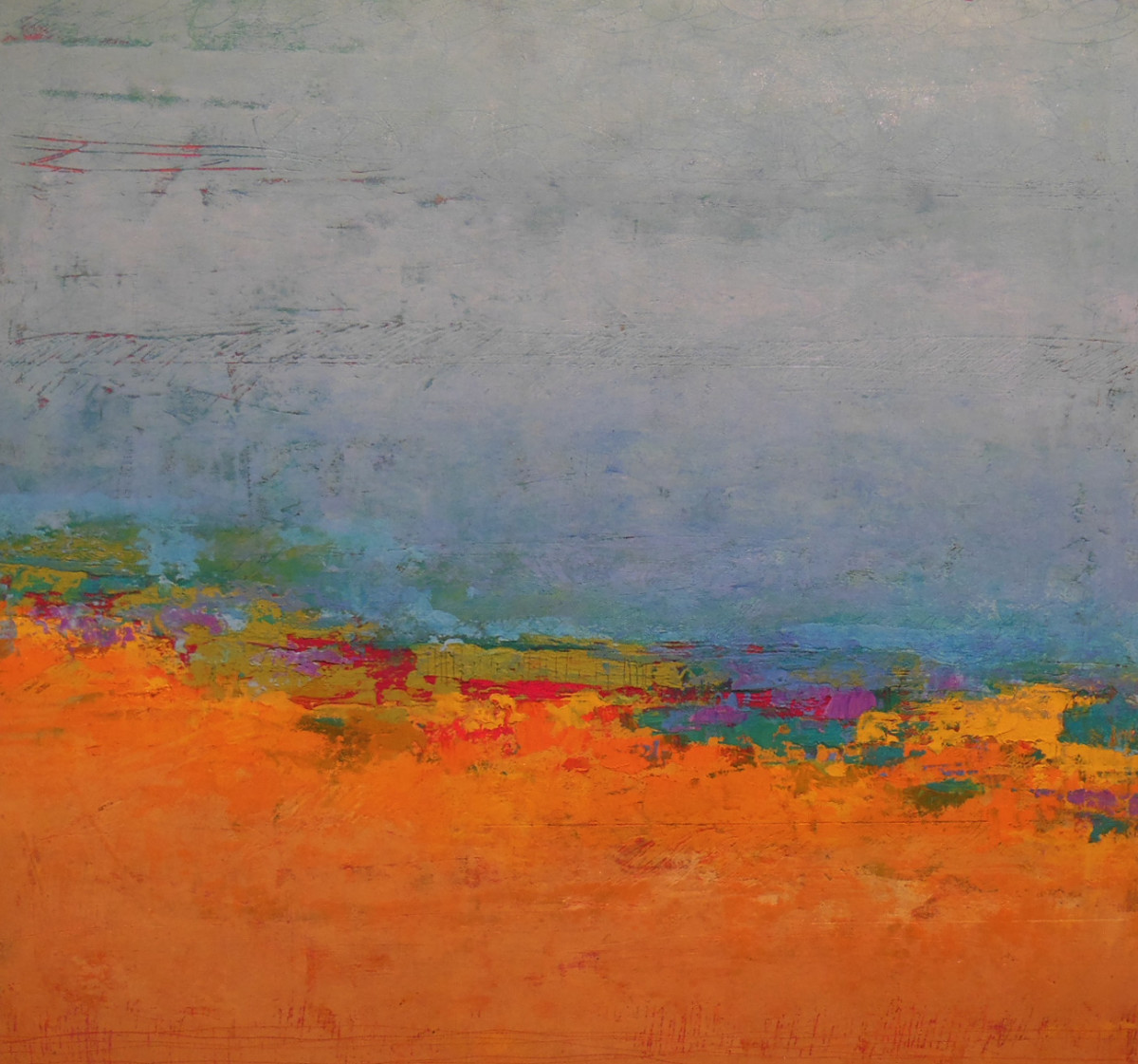 Sweet Summer Day, 22x22" by Ginnie Cappaert, Image 1.