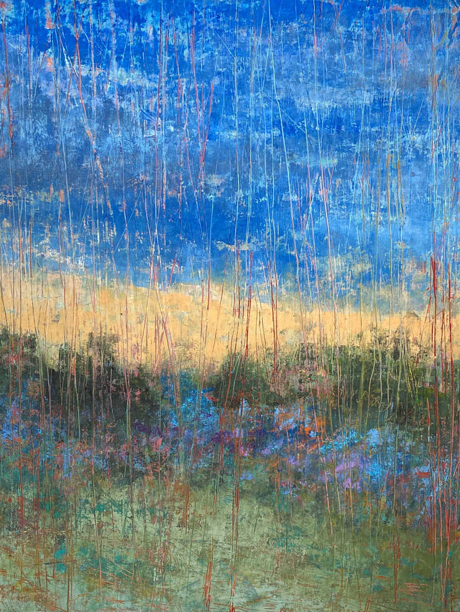 Tangled with Spring, 40x30" by Ginnie Cappaert, Image 1.