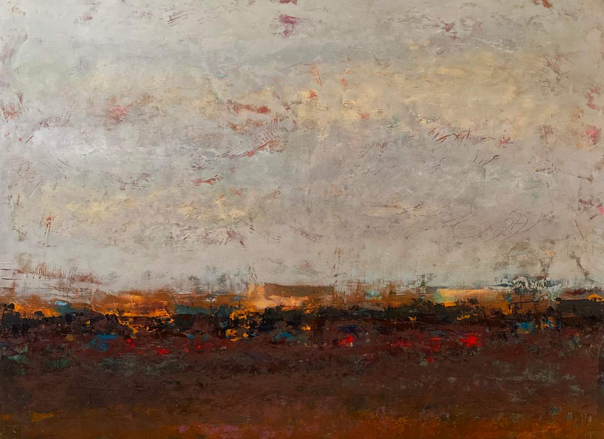 The Land Speaks to Us, 30x40" by Ginnie Cappaert 