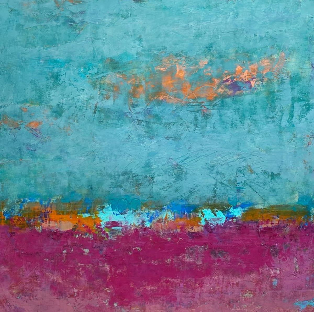 Trusting, 24x24" by Ginnie Cappaert 