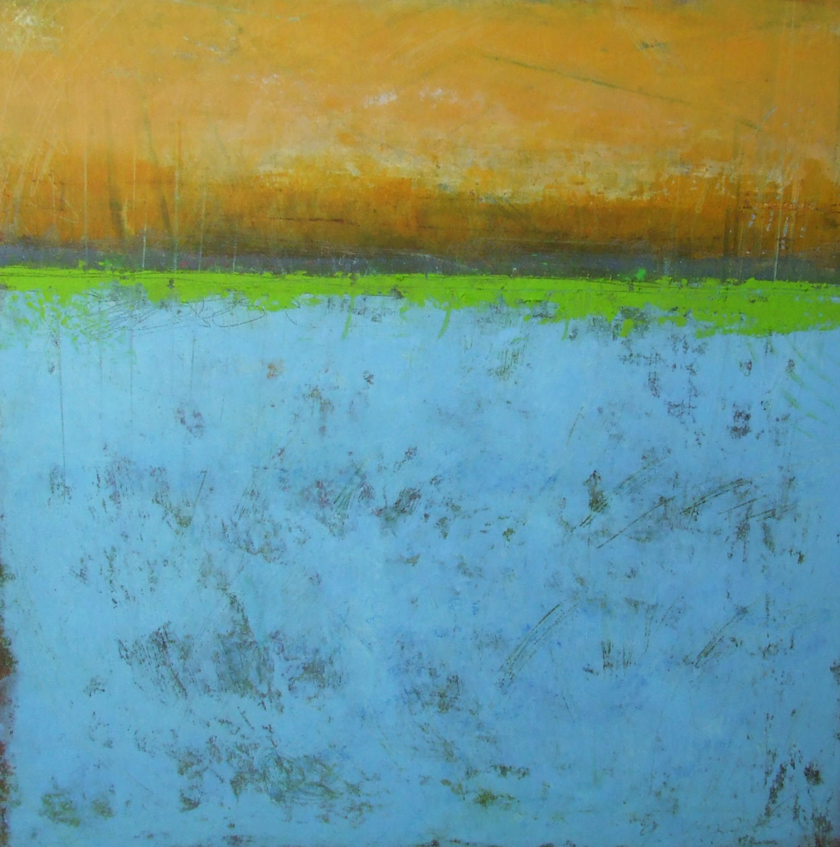 Turning Point, 18x18 by Ginnie Cappaert 