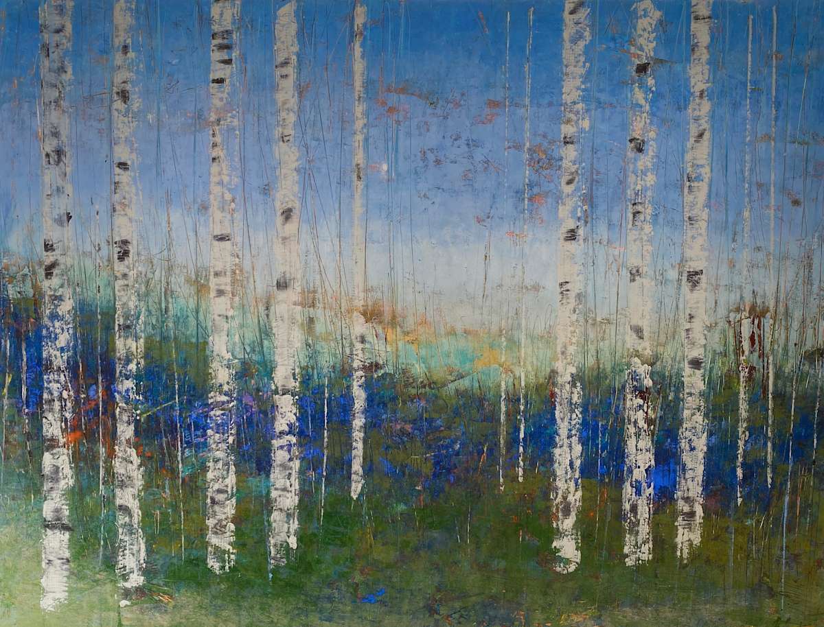 Walking Meditation, 30x40" by Ginnie Cappaert, Image 1.