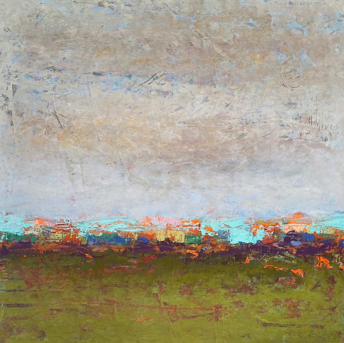 We Have the Answers, 30x30" by Ginnie Cappaert 