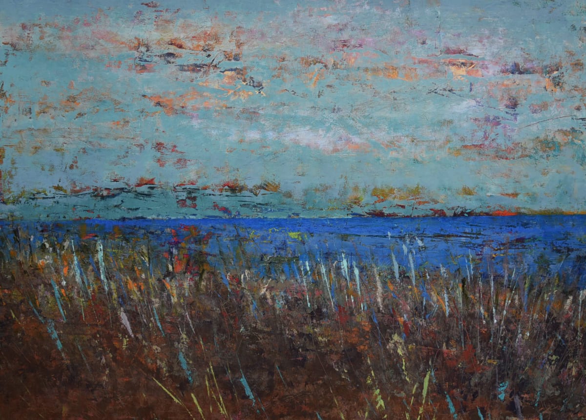 What Comes From Silence, 40x55" by Ginnie Cappaert 