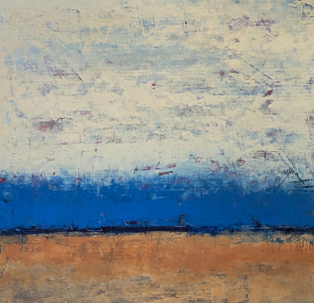 Wings at Dusk, 36x36" by Ginnie Cappaert 